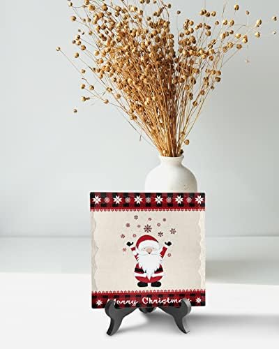 Wooden Stand Christmas Desk Plaque Decoration