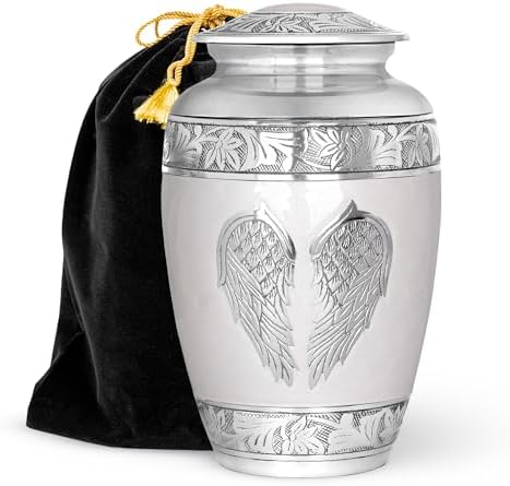 Angel Wings Cremation Urn - Memorial Urn for Adults Decorative Urn for Home