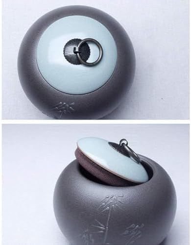 Handcrafted Ceramic Cremation Urn - Mini Keepsake for Human and Pet Ashes