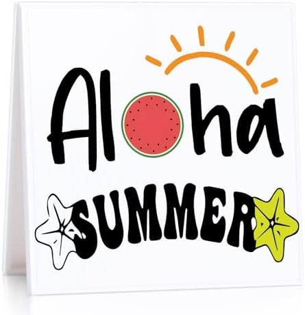 Aloha Summer Decorative Plaque for Home and RV