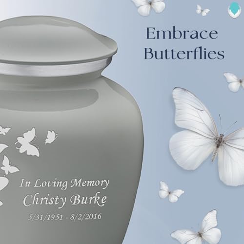 GetUrns Butterfly Cremation Urn for Human Ashes 44 lbs