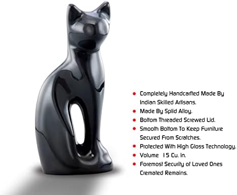 Forever Urns Cat Shape Cremation Urn for Pet Ashes