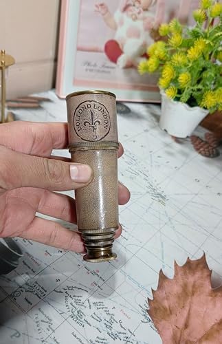 Antique Brass Pirate Spyglass Telescope 18 Functional