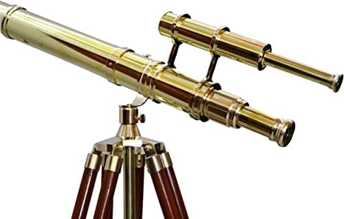 Royal Vintage Nautical Floor Standing Brass Telescope