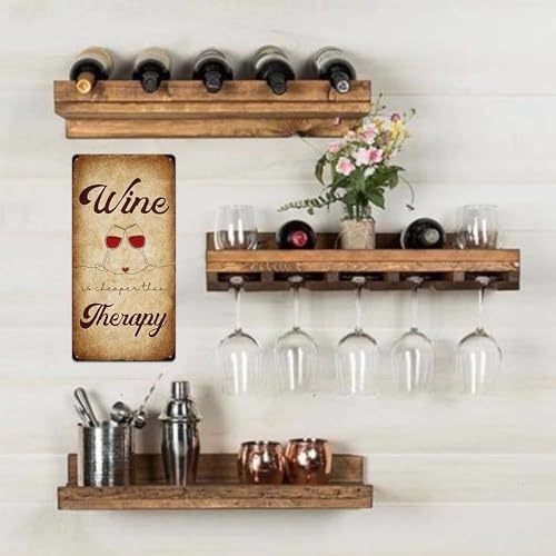Wine Bar Metal Sign Retro Vintage Decor 6x12 Inch