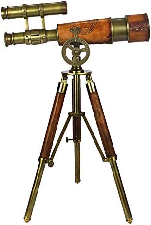 Brass Orange Antique Finish Telescope Stand