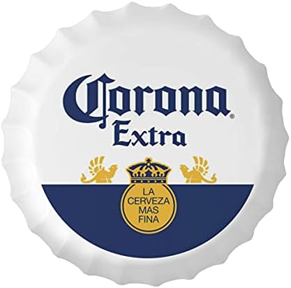 UZIOR Vintage Metal Bottle Cap Wall Art Sign 138 Inch Decorator