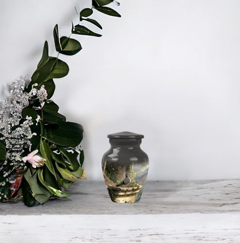 Beautiful Dove Urn - Set of 4 - 3 Inch Gray Cremation Urns