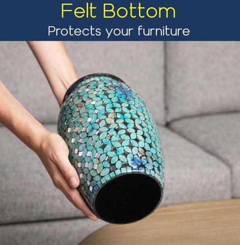 Mosaic Glass Cremation Urn - Blue Unique Artwork
