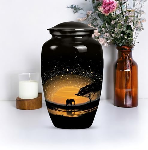 Atrikya Elephant Cremation Urn Set for Ashes