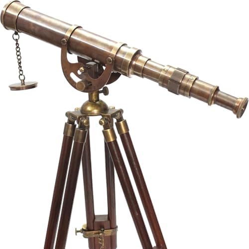 Nauticalshoppee Decorative Telescope with Antique Brass Finish