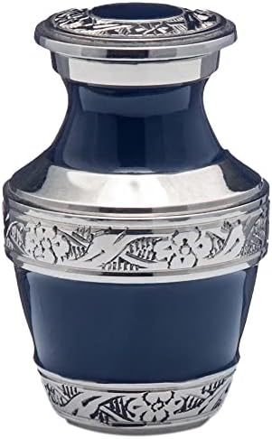 Adera Dreams Small Urns for Human Ashes - Navy Set of 1