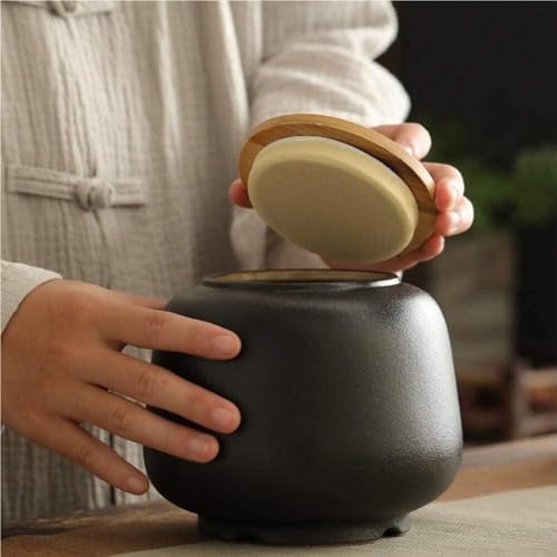 White Ceramic Decorative Urn for Pet Ashes