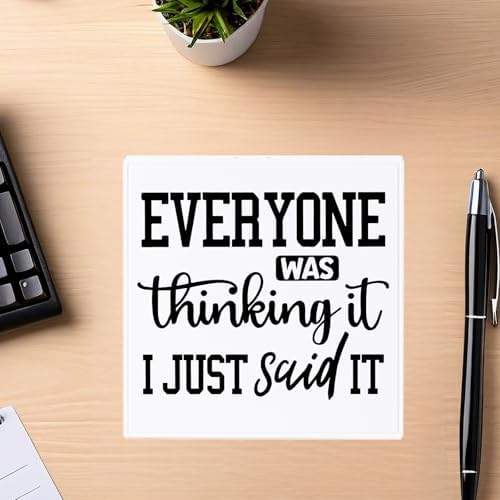 Funny Desk Sign with Sarcastic Quote for Office Humor