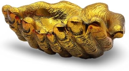 5MOONSUN5 White Gold Heart Keepsake Urn - Large Heart Cremation Urn with Hand Shape Stand