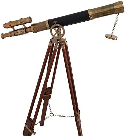 Adjustable Brass Nautical Telescope Home Decor