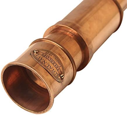 Nautical Sailor Boat Copper Telescope Collapsible Royal Navy Spyglass 1915