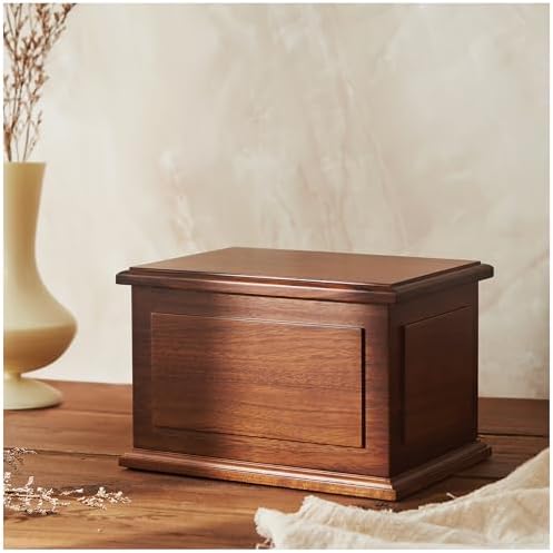 Aspen Studio Walnut Wooden Urn for Cremation Ashes