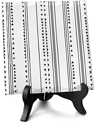 Boho Desk Decor Plaque with Wooden Stand