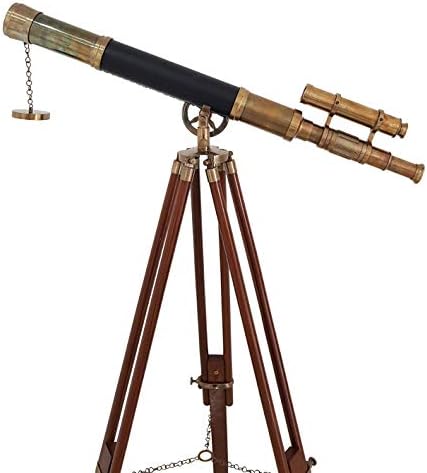Adjustable Brass Nautical Telescope Home Decor