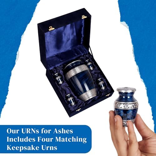 Elegant Cremation Urns for Human Ashes 1 Large Urn 4 Keepsake Urns