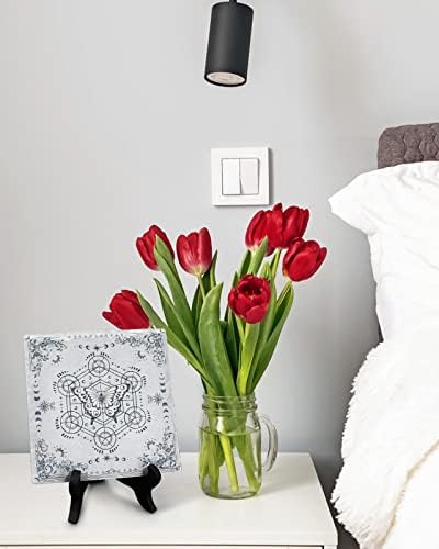 Wooden Stand Desk Decor Butterfly Flower Sign
