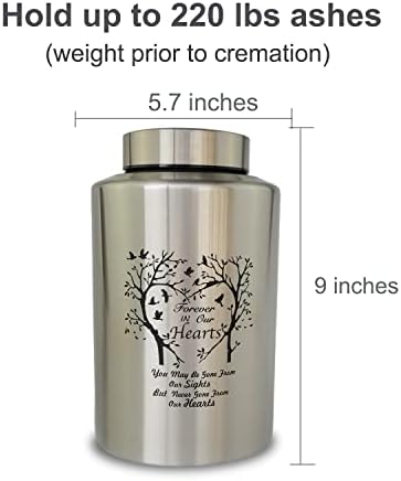 220 Lbs Tree of Love Cremation Urn for Human Ashes