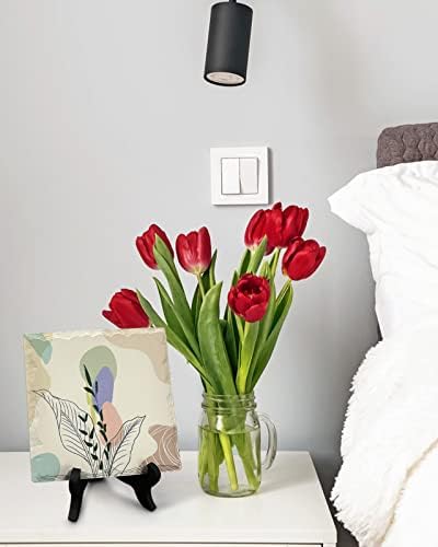 Modern Boho Desk Decor with Floral Design