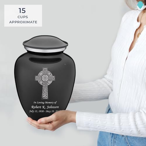 GetUrns Celtic Cross Cremation Urn for Human Ashes