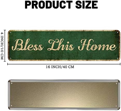 Mukuko Rustic Wall Decor Family Signs - 4x16 Inch Inspirational Quote