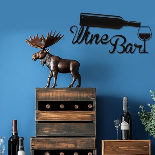 Wine Bar Metal Sign - 12 Inch Decorative Plaque