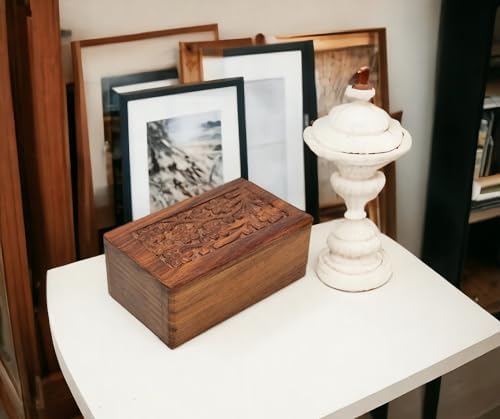 Pet Ashes Box Wooden Cremation Urn for Cat and Dog