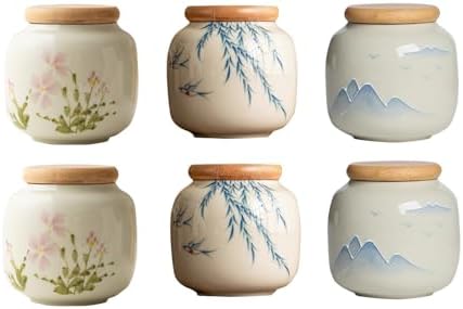 6 Piece Small Urn Set for Ashes Funeral Memorial Urns