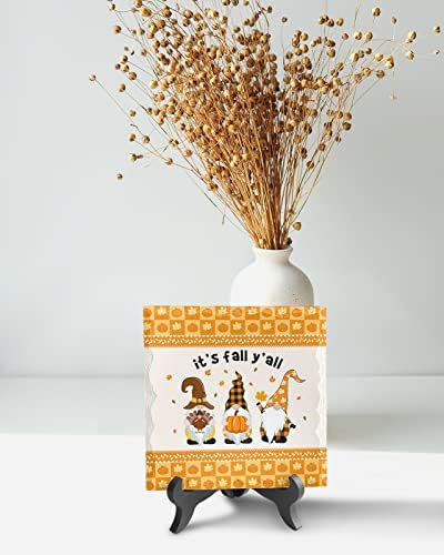 Thanksgiving Gnomes Desk Decor Sign Plaque