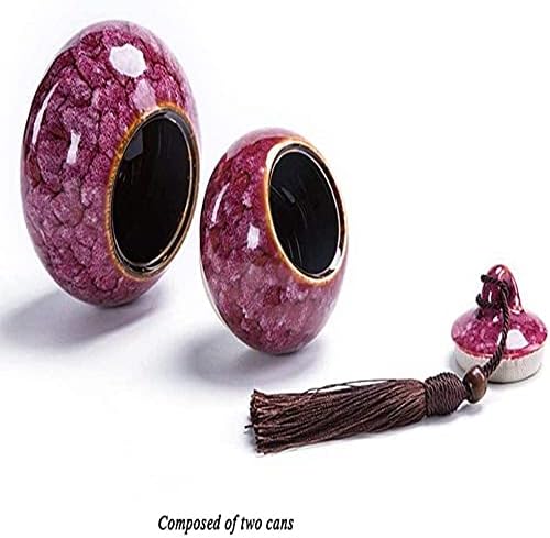 ZHANGDONG Decorative Urns for Human and Pet Ashes Gray