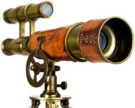Brass Orange Antique Finish Telescope Stand