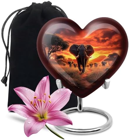 Saburial 8 Inch Decorative Cremation Urn for Adults