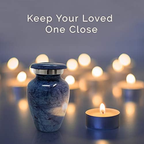 Small Cremation Urn for Human Ashes Keepsake - Miniature Memorial Urn Personal Tribute for Loved Ones