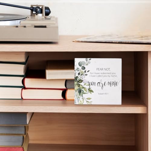 Bible Verse Isaiah 43 1 Wooden Box Sign