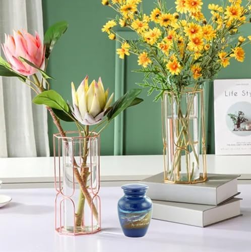 Footprints Keepsake Urn For Ashes - Miniature Handcrafted Urn With Premium Box And Velvet Bag