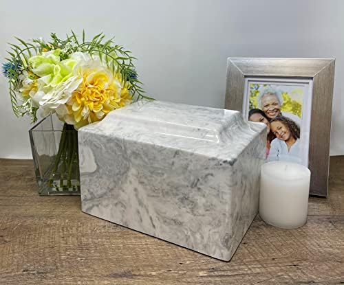 Custom Engraved Mackenzie Urn Vault - 3 Line Engraving Included