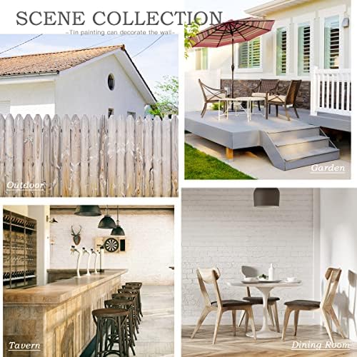 Vintage Metal Tin Signs Boho Decor Wall Art