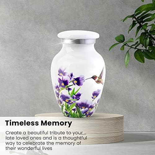 Handcrafted Hummingbird Cremation Urn for Human Ashes