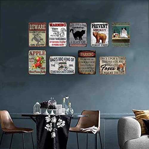 Apple Always Fresh 8x12 Inch Iron Decorative Sign with Vintage Look