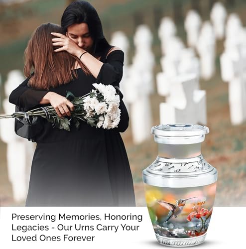 Elegant Hummingbird Urn Set of 4 - 3 Inch Ashes Urns