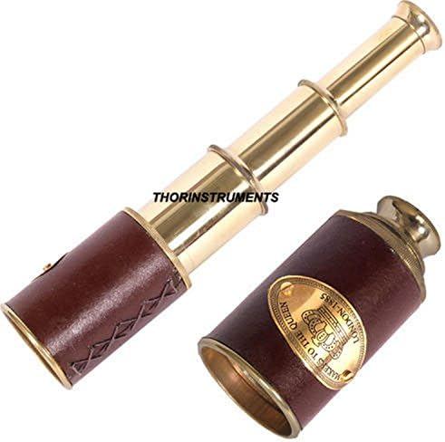Nautical Brass 1885 London Telescope Decor