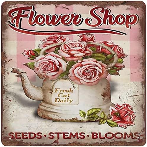 Xiddxu Retro Metal Tin Sign 12x12 Inch