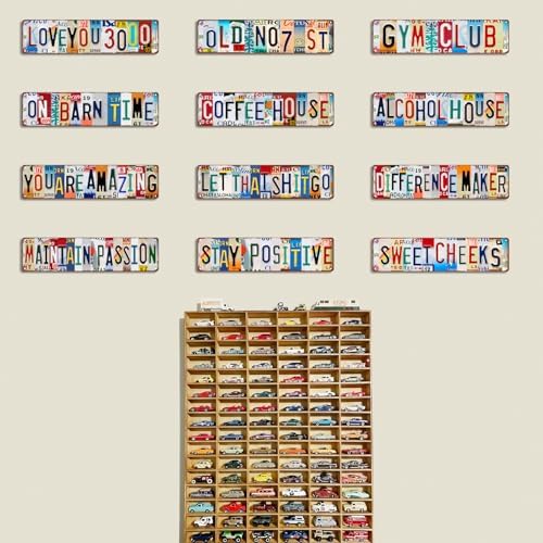 Vintage Wall Art Decor Metal Road Sign 16 X 4 Inch