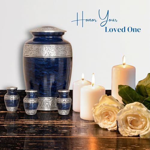 Elegant Cremation Urns for Human Ashes 1 Large Urn 4 Keepsake Urns