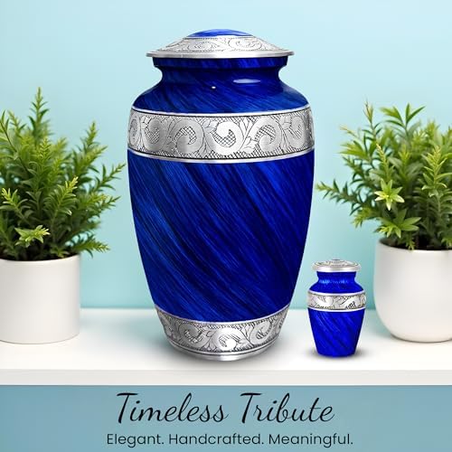 Set of 6 Decorative Urns for Human Ashes